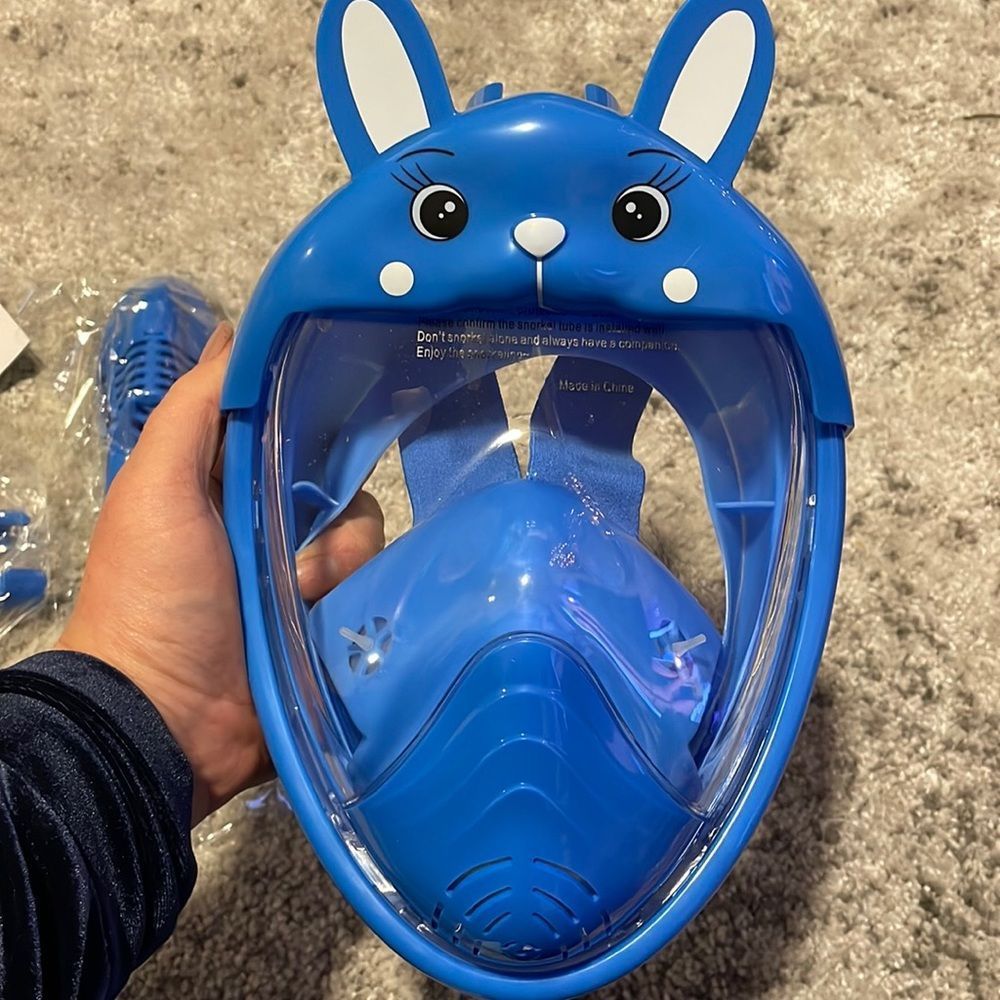 Cartoon Snorkel Blue For Kids NWT